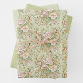 Bountiful Bouquet Olive Wrapping Paper Set 3 Geschenkpapier Set (Beispiel)