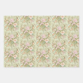 Bountiful Bouquet Olive Wrapping Paper Set 3 Geschenkpapier Set (Vorderseite)