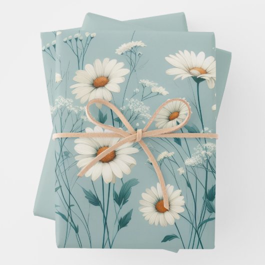 Bountiful Daisy's  Geschenkpapier Set (Beispiel)