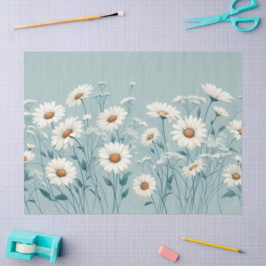 Bountiful Daisy's  Seidenpapier (Basteln)