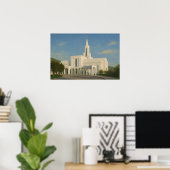 Bountiful Utah Temple Painting™ LDS Art Poster (Heimbüro)