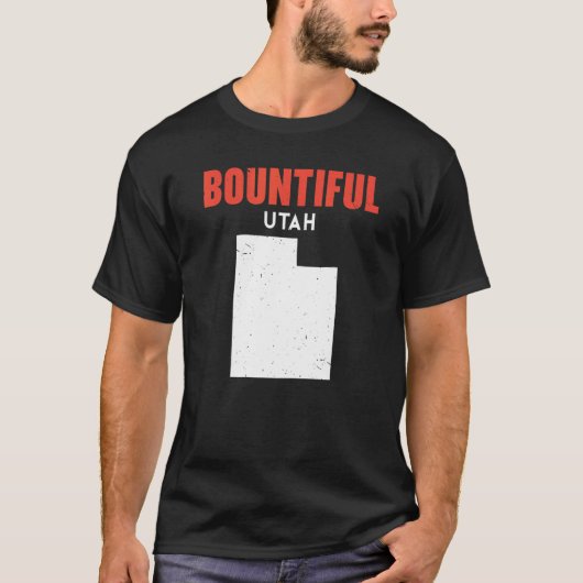 Bountiful Utah USA Staat America Travel Utahan T-Shirt (Vorderseite)
