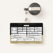 Bounty Hunter Abzeichen Ausweis (Rückseite mit Rechteck)