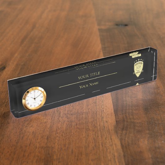 Bounty Hunter Agent Namensplakette (Seite)