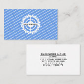 Bounty Hunter Bail Enforcement Erholung Agent Blue Visitenkarte (Vorne/Hinten)