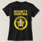 Bounty Hunter Fugitive Erholung Agent Bail Bondsma T-Shirt (Design vorne)