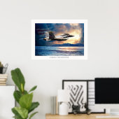 Bounty Jäger F 18 Jagdflugzeug Poster (Heimbüro)