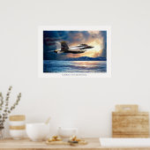 Bounty Jäger F 18 Jagdflugzeug Poster (Küche)
