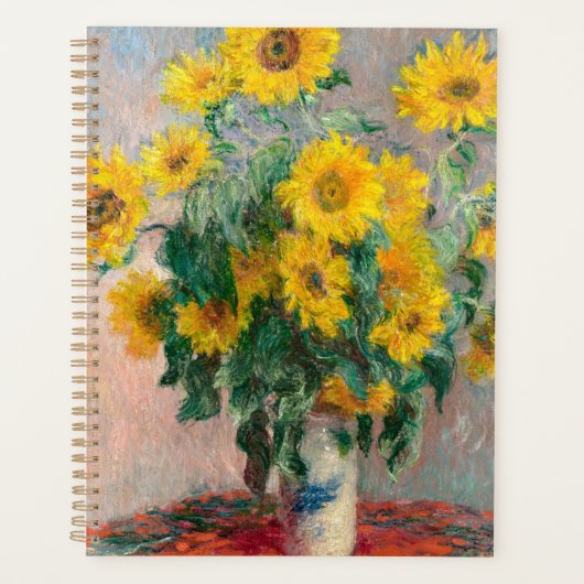 Bouqet of Sunflowers by Claude Monet Planer (Vorderseite)