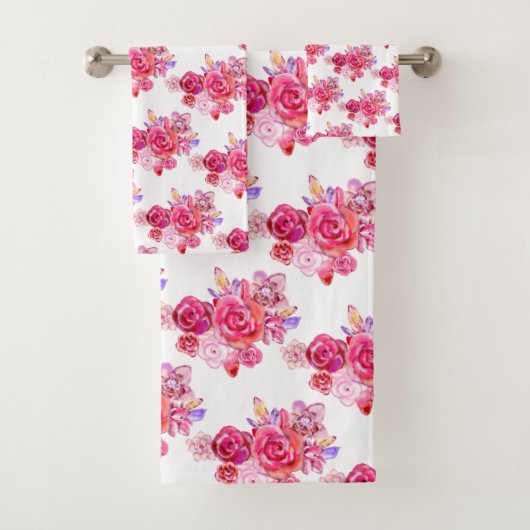 Bouqet Rose Badetücher Badhandtuch Set (Insitu)