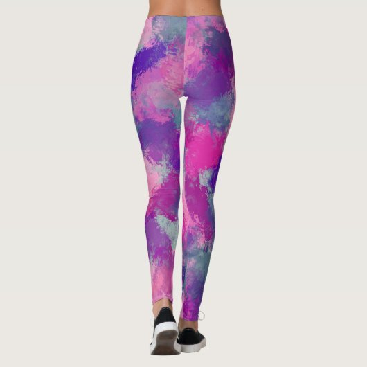 Bouquet Abstrakt Leggings (Rückseite)