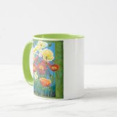 Bouquet an der Grenze I Tasse (Vorderseite Links)