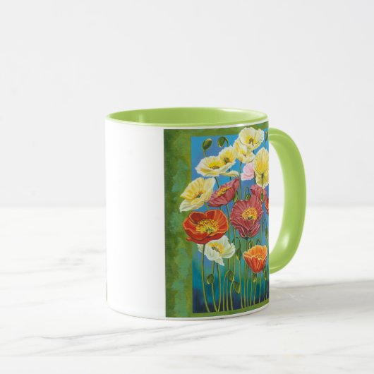 Bouquet an der Grenze I Tasse (VorderseiteRechts)