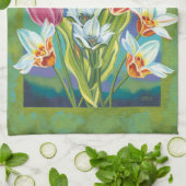 Bouquet an der Grenze III Geschirrtuch (Gefaltet)