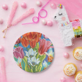 Bouquet an der Grenze III Pappteller (Party)