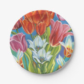 Bouquet an der Grenze III Pappteller (Vorderseite)