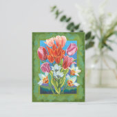 Bouquet an der Grenze III Postkarte (Stehend Vorderseite)