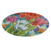 Bouquet an der Grenze III Schneidebrett (Ecke)