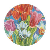 Bouquet an der Grenze III Schneidebrett (Vorderseite)