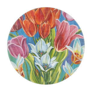 Bouquet an der Grenze III Schneidebrett