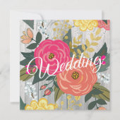 Bouquet auf dem Barnwood Square Einladung (Vorderseite)