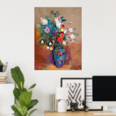 Bouquet aus Blume (1900 - 1905) von Odilon Redon Poster (Heimbüro)