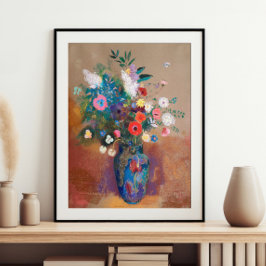 Bouquet aus Blume (1900 - 1905) von Odilon Redon Poster