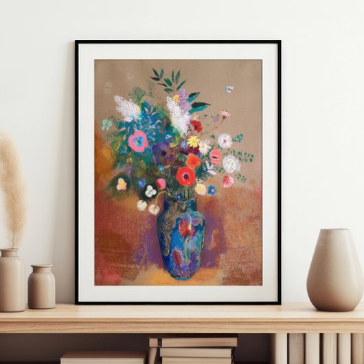 Bouquet aus Blume (1900 - 1905) von Odilon Redon Poster