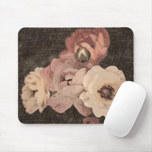 Bouquet aus Blume... Mousepad (Mit Mouse)