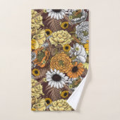 Bouquet aus Blume- Rose, Pfingsten, Molkereien Badhandtuch Set (Handtuch)