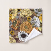 Bouquet aus Blume- Rose, Pfingsten, Molkereien Badhandtuch Set (Waschlappen)