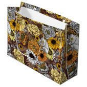 Bouquet aus Blume- Rose, Pfingsten, Molkereien Große Geschenktüte (Vorderseite Schrägansicht)