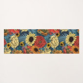 Bouquet aus Blume- Rose, Pfingsten, Molkereien Yogamatte (Rückseite (Horizontal))