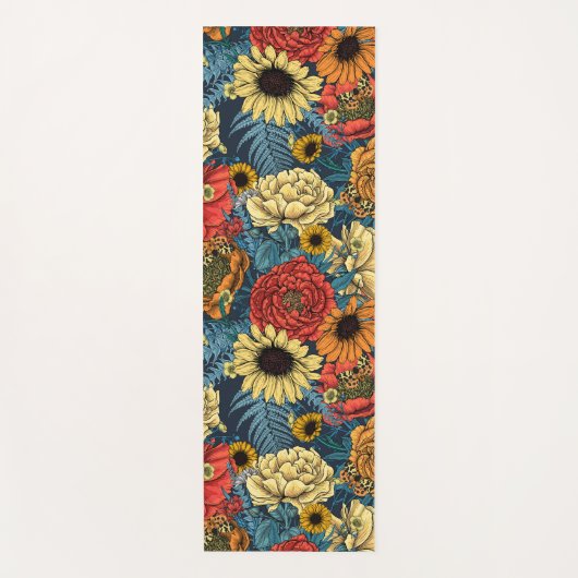 Bouquet aus Blume- Rose, Pfingsten, Molkereien Yogamatte (Vorderseite)