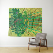 Bouquet aus der finnischen Bucht, Blumenkunst, grü Wandteppich (Beispiel (Horizontal))