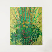 Bouquet aus der finnischen Bucht, Blumenkunst, grü Wandteppich (Vorderseite)