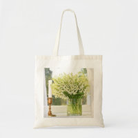 Bouquet aus Frühlingsblütenlilien des Tales
