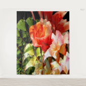 Bouquet aus Rose........ Wandteppich (Vorderseite)
