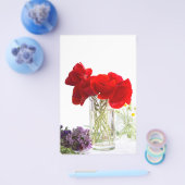 Bouquet aus roten Mohn Flyer (Einzeln)