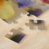 Bouquet aus Violett und gelben Blumen Puzzle (Seite)