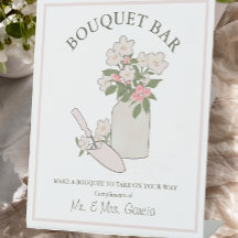Bouquet Bar bauen Sie Ihre eigenen Blume Hochzeit