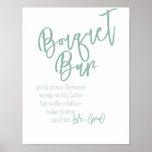 Bouquet Bar Poster