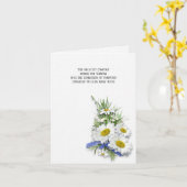 Bouquet Beileid bedankt sich Karte (Gelbe Blume)