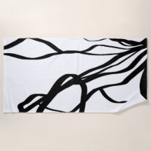 Bouquet Blanc: Abstrakt Weiß und Schwarz