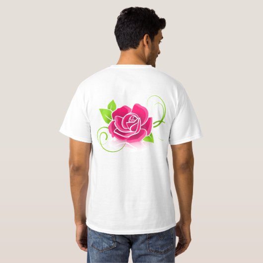 Bouquet Bloom T - Shirt Design" (Schwarz voll)