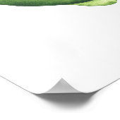 Bouquet-Blume Begrüßung Babydusche Party Poster (Ecke)