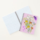 Bouquet-Blume Notizblock (Innenseite)