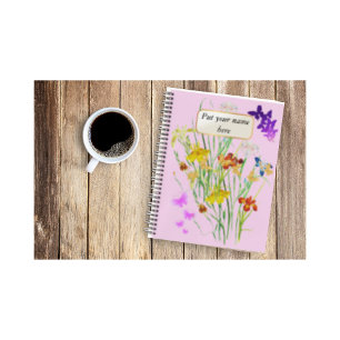 Bouquet-Blume Notizblock