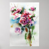 Bouquet Blume Poster (Vorne)