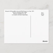 Bouquet Blume van Gogh Postkarte (Rückseite)